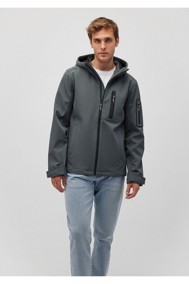 MAVİ ERKEK KAPÜŞONLU CEKET Yosun Yeşili 0110264-71598