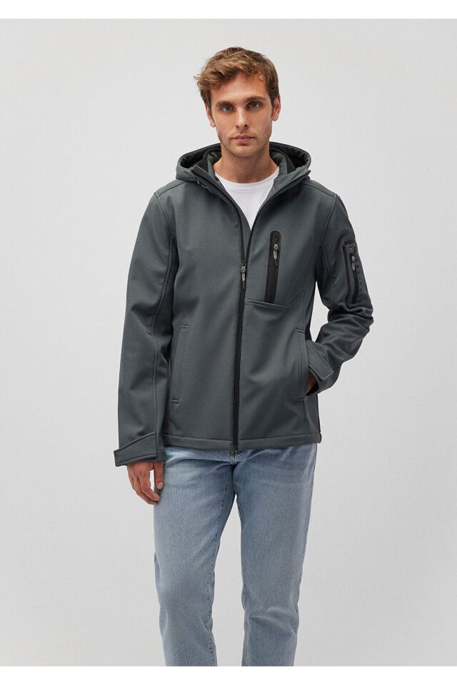 MAVİ ERKEK KAPÜŞONLU CEKET Yosun Yeşili 0110264-71598