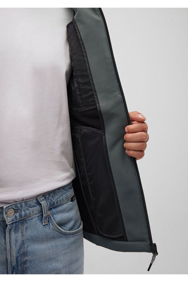 MAVİ ERKEK KAPÜŞONLU CEKET Yosun Yeşili 0110264-71598