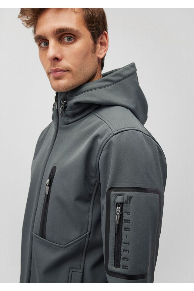 MAVİ ERKEK KAPÜŞONLU CEKET Yosun Yeşili 0110264-71598