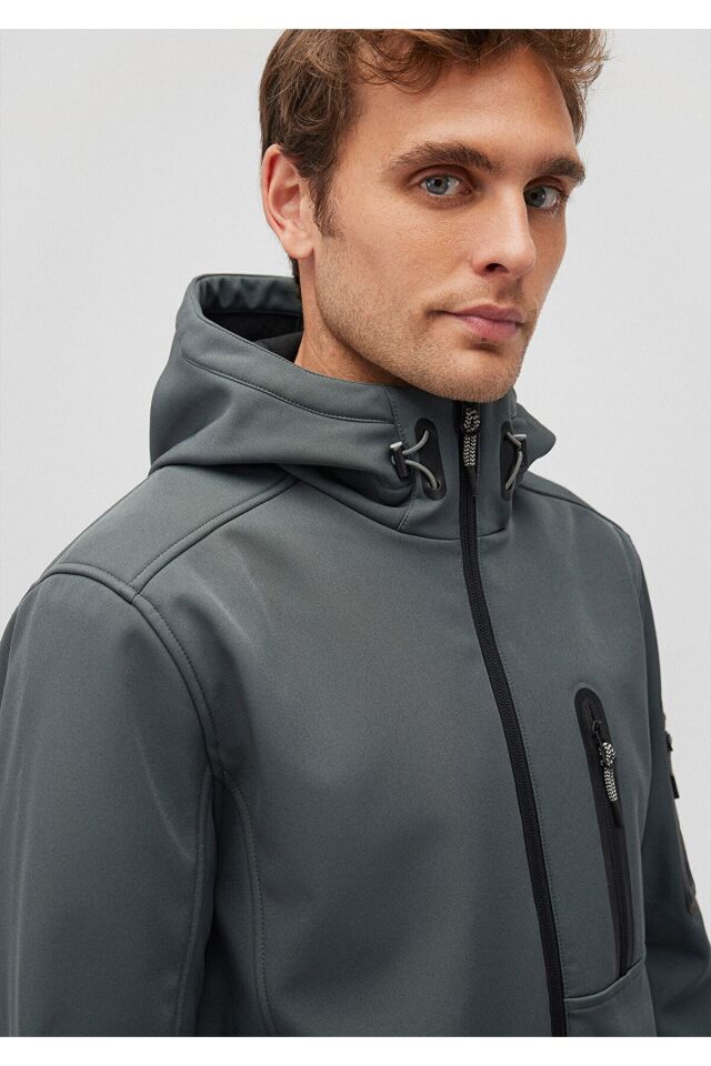 MAVİ ERKEK KAPÜŞONLU CEKET Yosun Yeşili 0110264-71598
