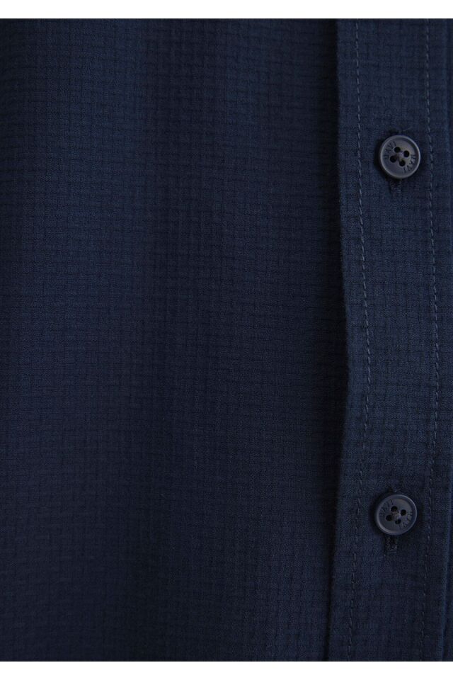 MAVİ ERKEK UZUN KOL GÖMLEK Derin Lacivert 0211424-70497