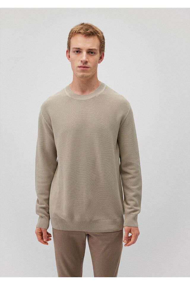 MAVİ ERKEK KAZAK Taş Gri 0710197-70146