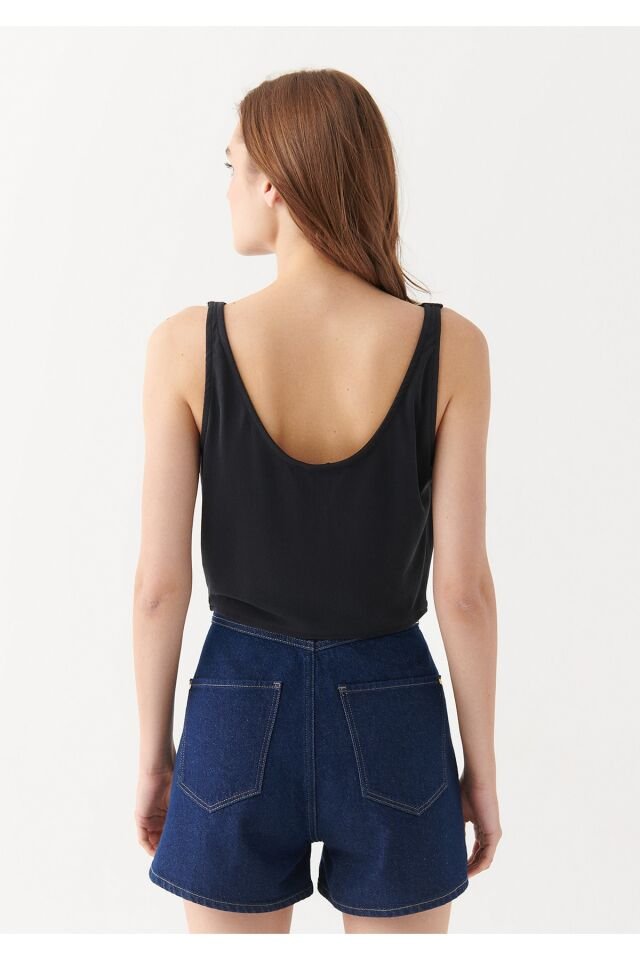 MAVİ KADIN KOLSUZ PENYE Siyah 1610420-900