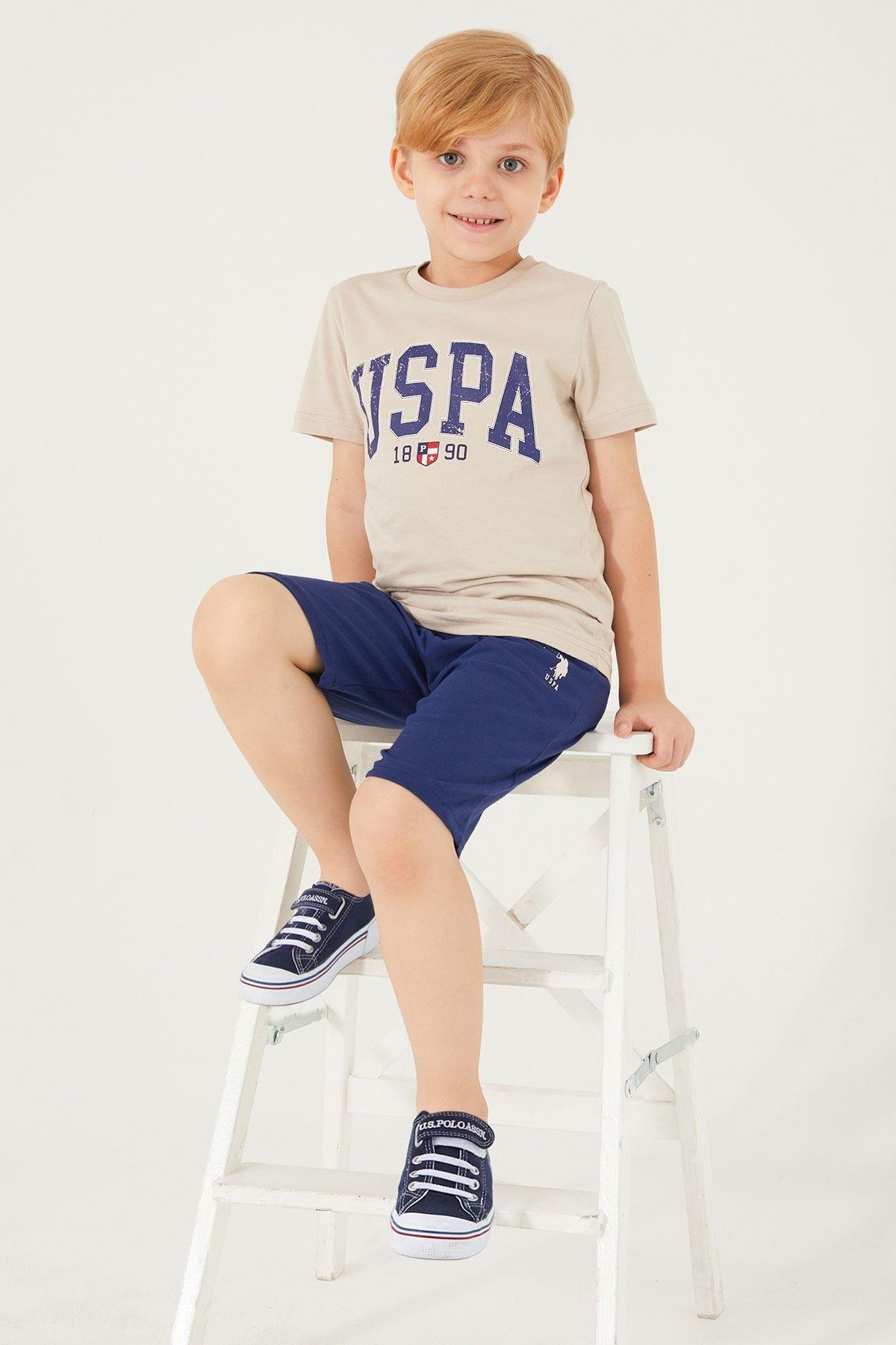 U.S. POLO ASSN. ERKEK ÇOCUK BERMUDA TAKIM US1324-4