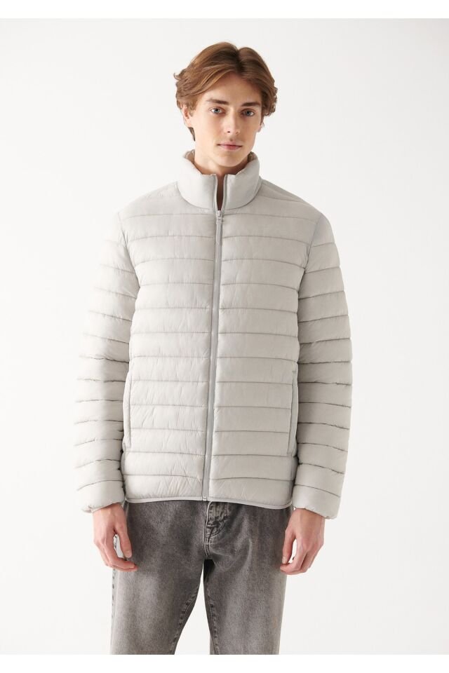 MAVİ ERKEK CEKET Açık Gri 0110016-70077 GRİ - M