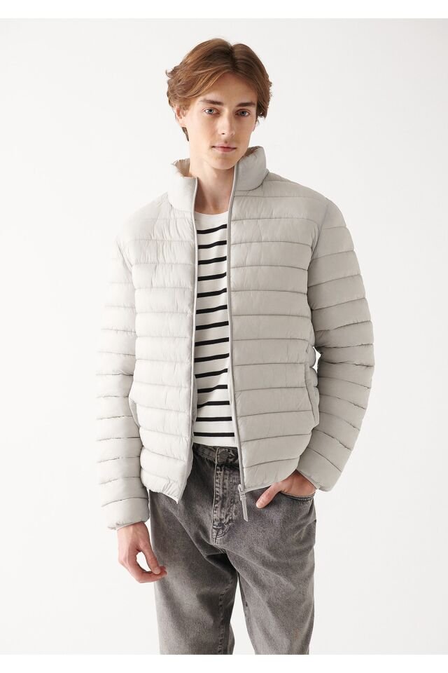 MAVİ ERKEK CEKET Açık Gri 0110016-70077 GRİ - M