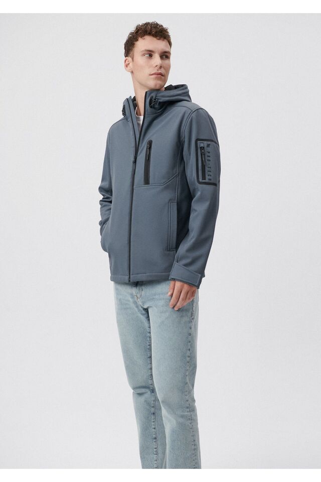 MAVİ ERKEK KAPÜŞONLU CEKET Koyu Deniz Mavi 0110264-80776