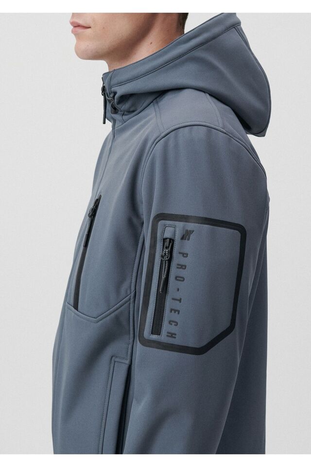 MAVİ ERKEK KAPÜŞONLU CEKET Koyu Deniz Mavi 0110264-80776