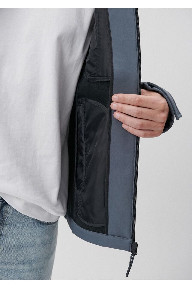 MAVİ ERKEK KAPÜŞONLU CEKET Koyu Deniz Mavi 0110264-80776