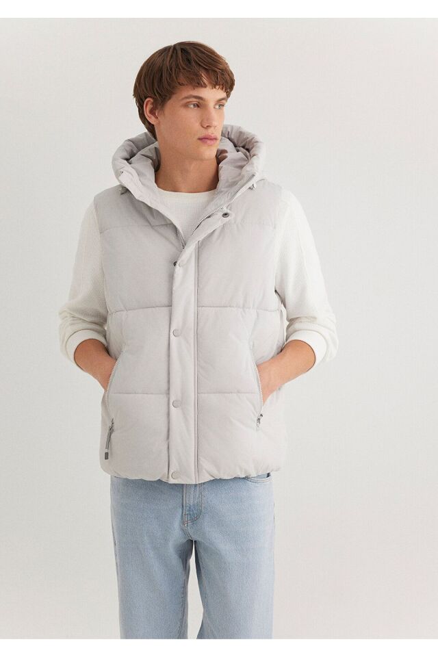 MAVİ ERKEK YELEK Açık Gri 0110306-70074