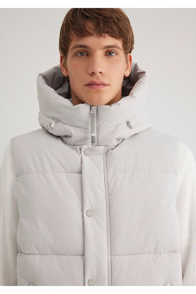 MAVİ ERKEK YELEK Açık Gri 0110306-70074