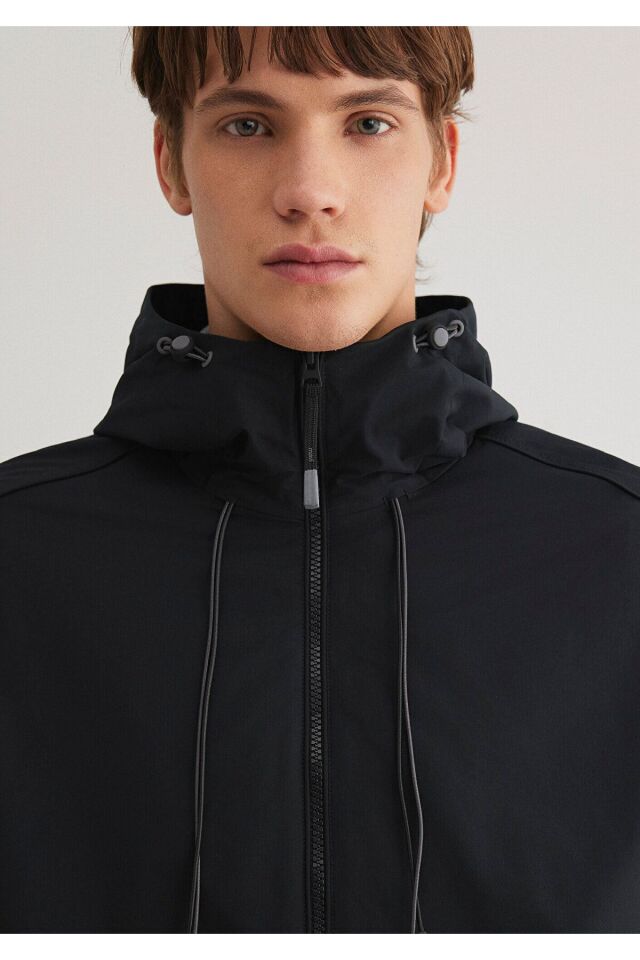 MAVİ ERKEK KAPÜŞONLU CEKET Siyah 0110569-900