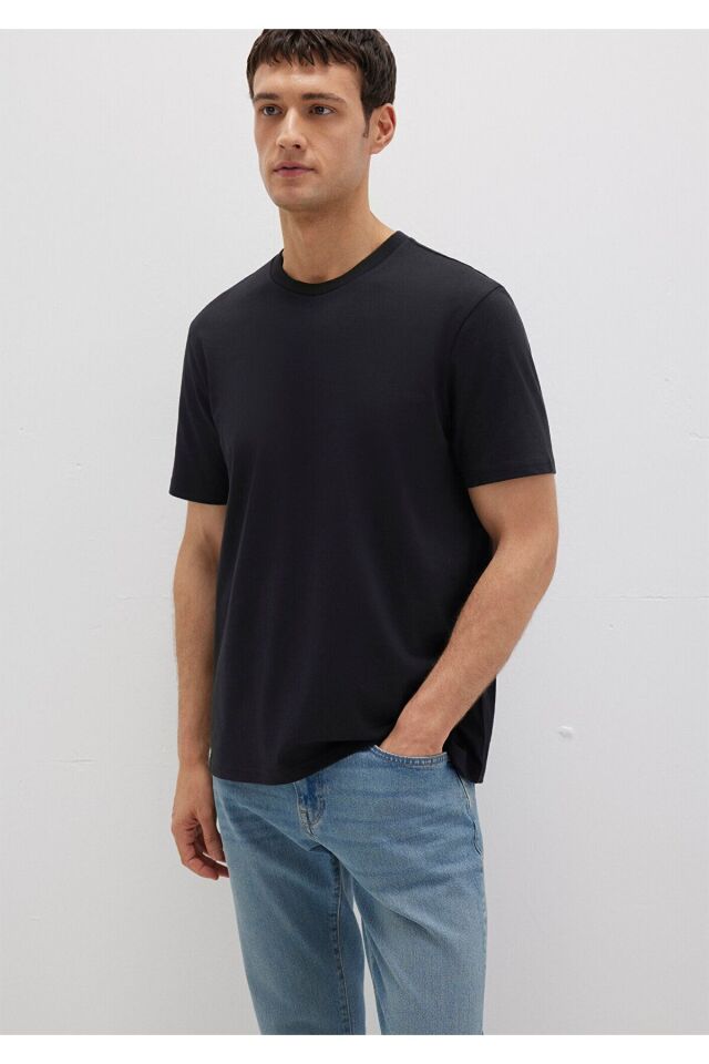 MAVİ ERKEK KISA KOL TİŞÖRT Siyah 066483-900