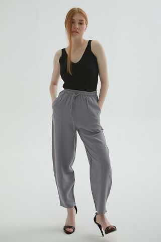 FASHION FRIENDS KADIN BELİ LASTİKLİ PANTOLON 24Y0823K1