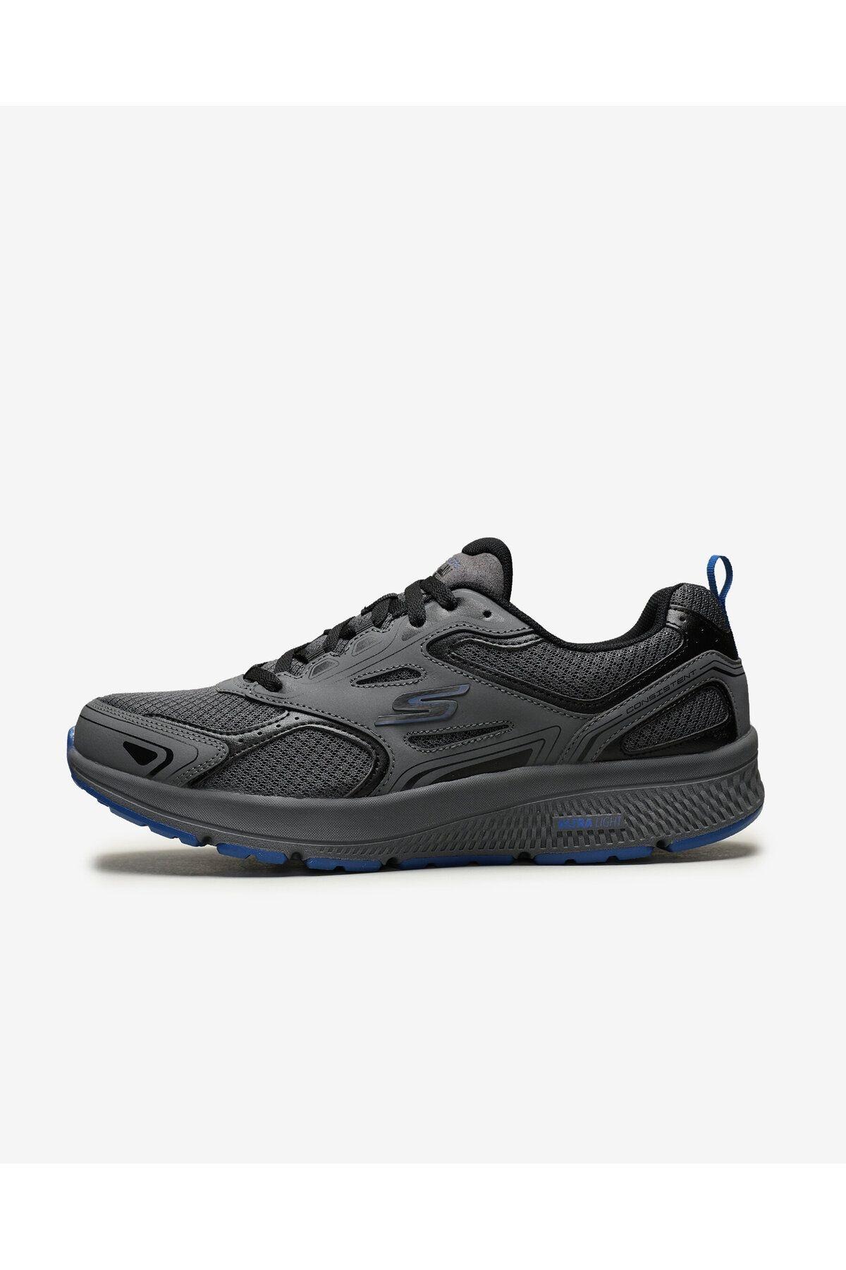 SKECHERS ERKEK GRİ/MAVİ GO RUN CONSISTENT SPOR AYAKKABI 220034 CCBL