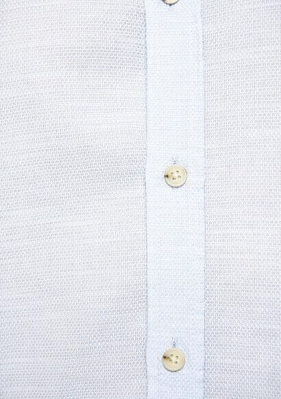 MAVİ ERKEK UZUN KOL GÖMLEK  Puslu Mavi 020579-70871 MAVİ - M