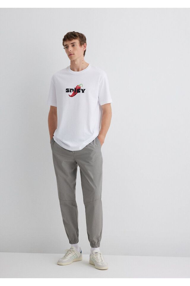 MAVİ ERKEK DOKUMA PANTOLON Naturel Gri 0010272-70117