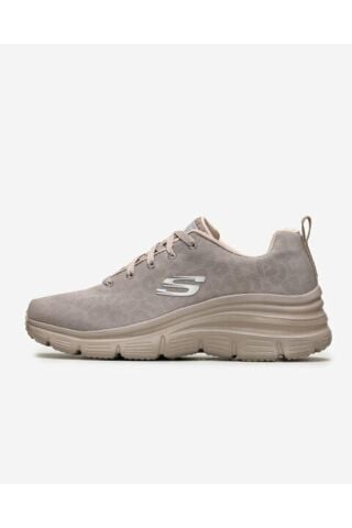SKECHERS KADIN BEJ FASHİON FİT-WİLD AURA SPOR AYAKKABI 88888179 TPE