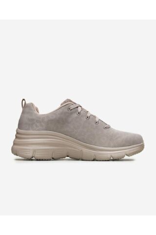 SKECHERS KADIN BEJ FASHİON FİT-WİLD AURA SPOR AYAKKABI 88888179 TPE