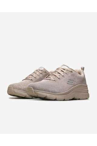 SKECHERS KADIN BEJ FASHİON FİT-WİLD AURA SPOR AYAKKABI 88888179 TPE
