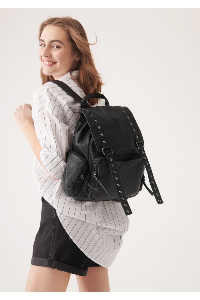 MAVİ KADIN Sırt Çantası Siyah 193411-900