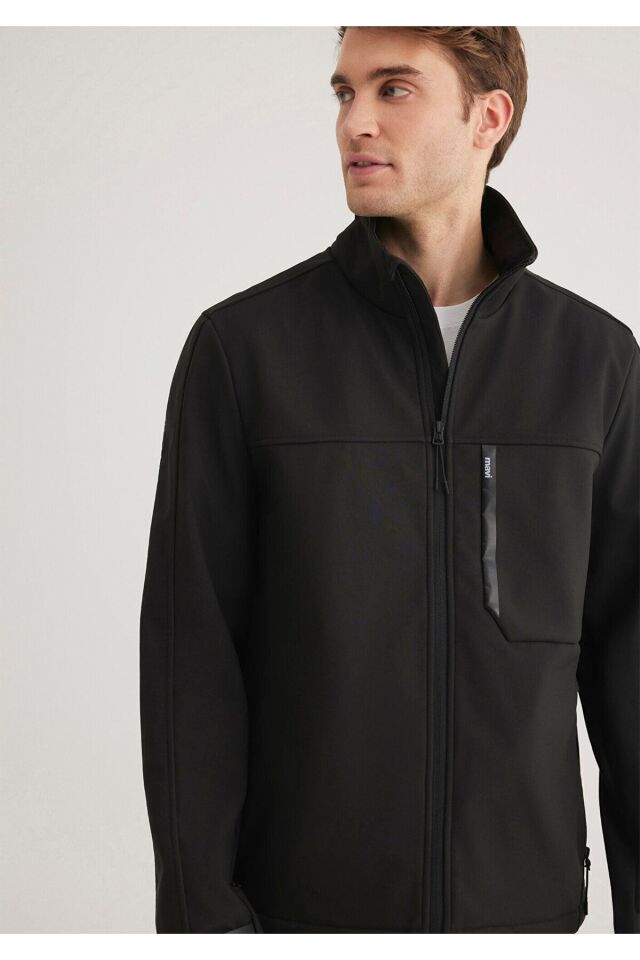 MAVİ ERKEK DİK YAKA CEKET Siyah 0110339-900