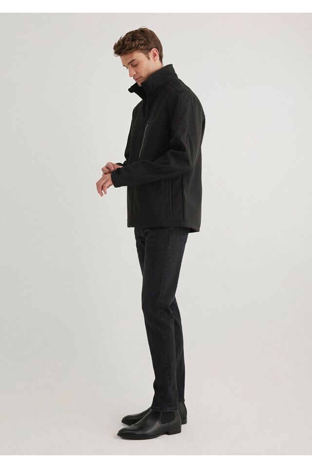 MAVİ ERKEK DİK YAKA CEKET Siyah 0110339-900