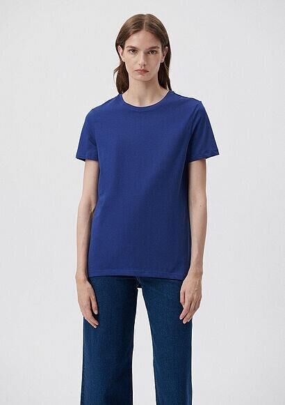 MAVİ KADIN BİSİKLET YAKA TİŞÖRT Gece Mavi 1611648-70899