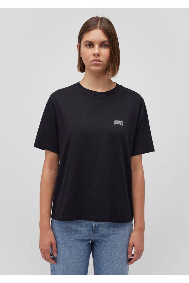 MAVİ KADIN MAVİ LOGO TİŞÖRT Siyah 1611900-900