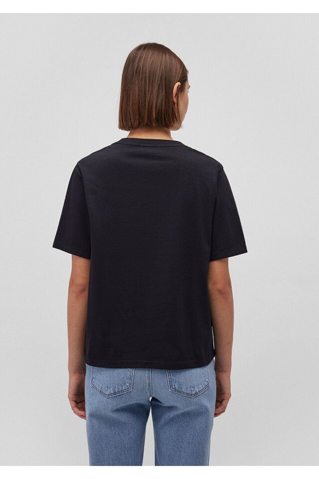 MAVİ KADIN MAVİ LOGO TİŞÖRT Siyah 1611900-900