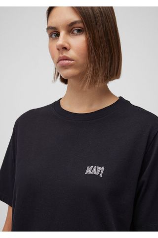 MAVİ KADIN MAVİ LOGO TİŞÖRT Siyah 1611900-900