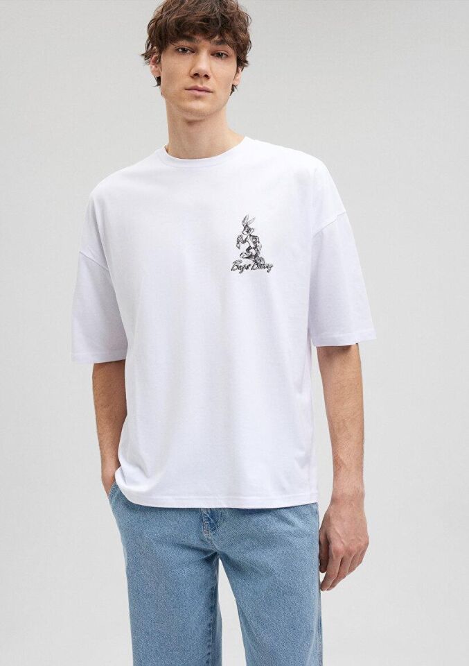 MAVİ ERKEK BUGS BUNNY TİŞÖRT Beyaz 0611980-620