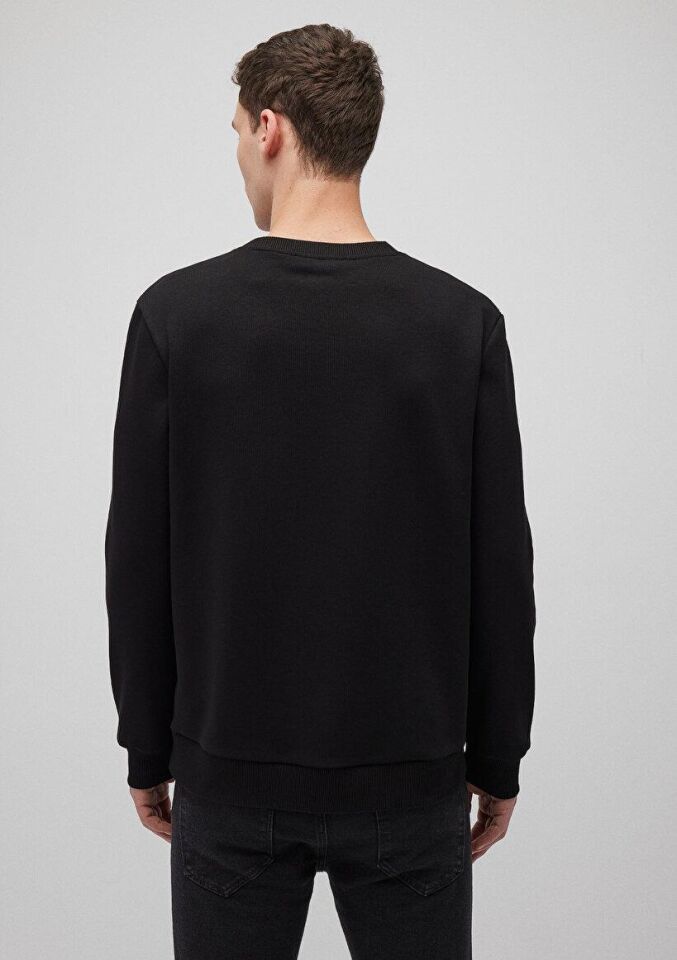 MAVİ ERKEK MAVİ BASKILI SWEATSHIRT Siyah 066303-900
