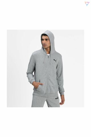 PUMA ERKEK ESS SMALL LOGO FZ HOODİE 58670453