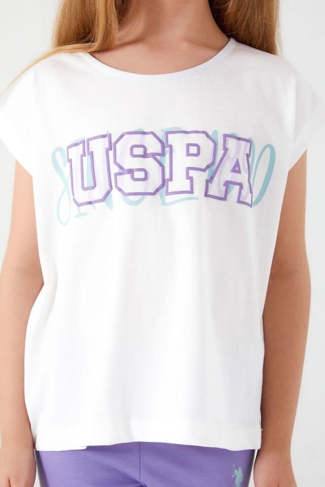 U.S. POLO ASSN. KIZ ÇOCUK KAPRİ TAYT TAKIM US1424-4