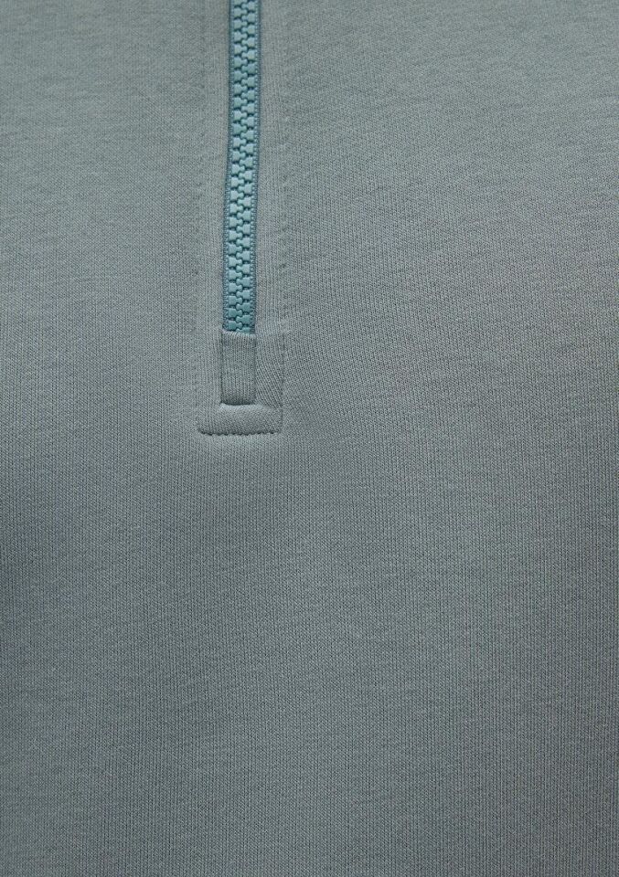 MAVİ ERKEK YARIM FERMUARLI SWEATSHIRT Soluk Yeşil 0S10278-71577