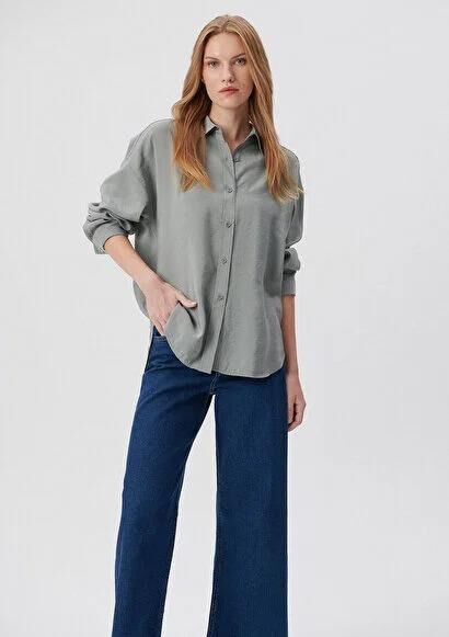 MAVİ KADIN UZUN KOL GÖMLEK Sedona Sage 122854-83565