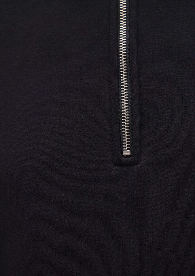 MAVİ KADIN YARIM FERMUARLI SWEATSHIRT Siyah 1S10145-900