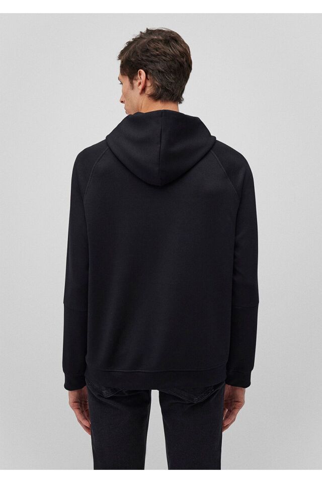 MAVİ ERKEK KAPÜŞONLU SWEATSHIRT Siyah 0S10250-900