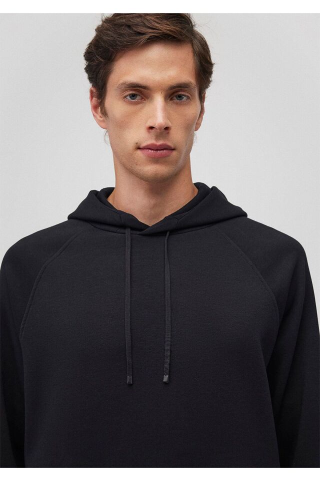 MAVİ ERKEK KAPÜŞONLU SWEATSHIRT Siyah 0S10250-900