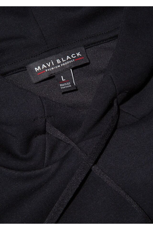 MAVİ ERKEK KAPÜŞONLU SWEATSHIRT Siyah 0S10250-900