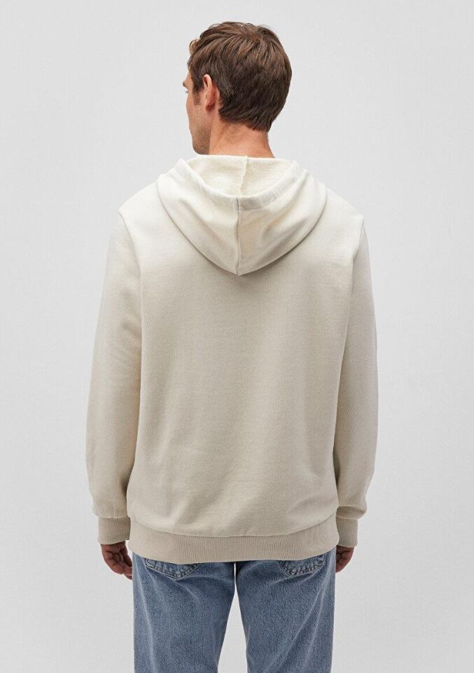 MAVİ ERKEK LOGO KAPÜŞONLU SWEATSHIRT  Kum Beji 065606-70134