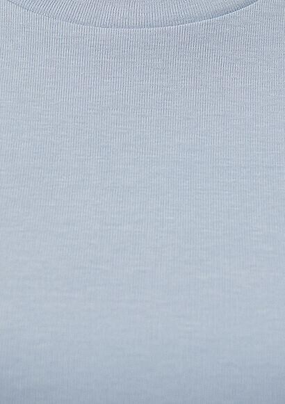 MAVİ KADIN YUVARLAK YAKA BASIC TİŞÖRT Zen Mavisi 1600814-85385 MAVİ - XS