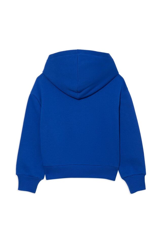 MAVİ ÇOCUK MAVİ BASKILI KAPÜŞONLU SWEATSHIRT  Saks 6610110-70896