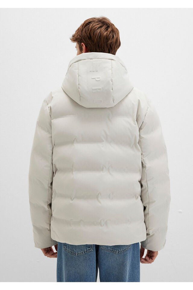 MAVİ ERKEK KAPÜŞONLU CEKET Ay Taşı Beji 0110313-70144