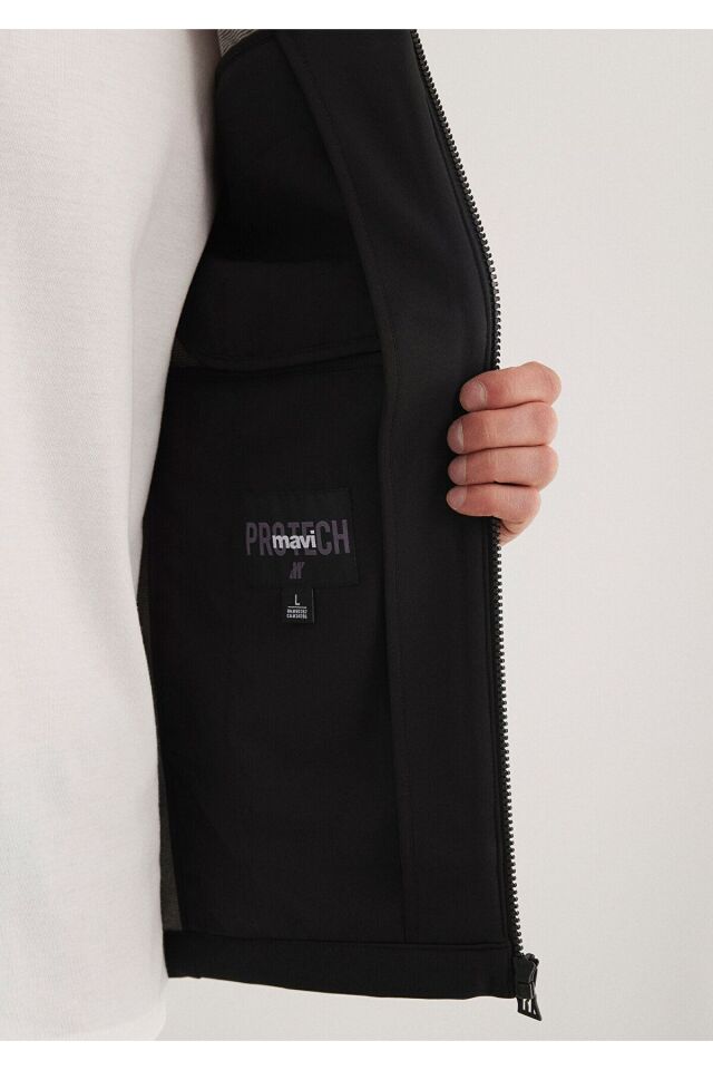 MAVİ ERKEK KAPÜŞONLU CEKET Siyah 0110357-900