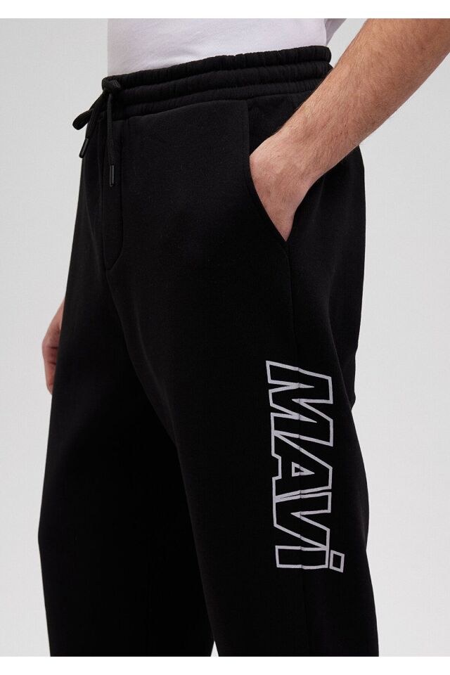 MAVİ ERKEK MAVİ BASKILI EŞOFMAN ALTI Siyah 0010208-900