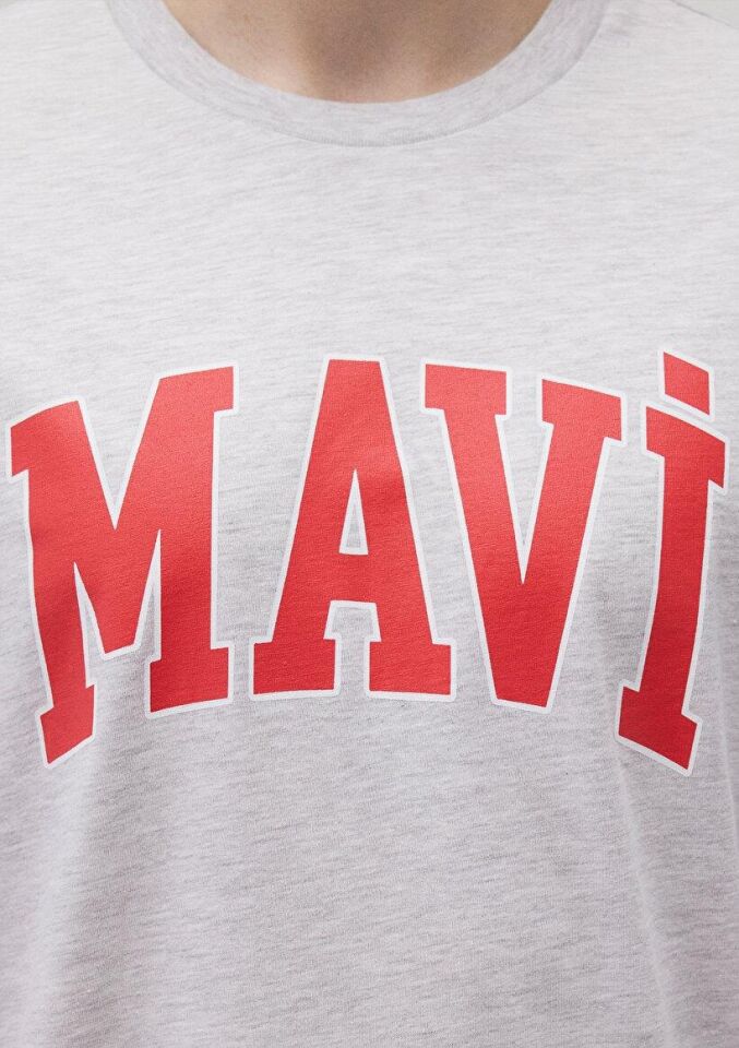 MAVİ ERKEK MAVİ LOGO TİŞÖRT Kar Gri MelanJ 0611711-85438