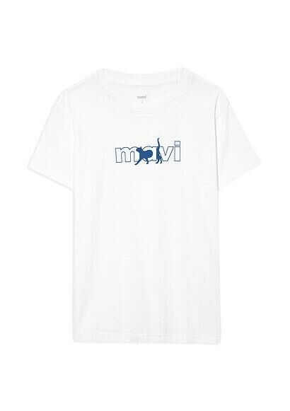 MAVİ KADIN MAVİ LOGO TİŞÖRT Beyaz 1611478-620
